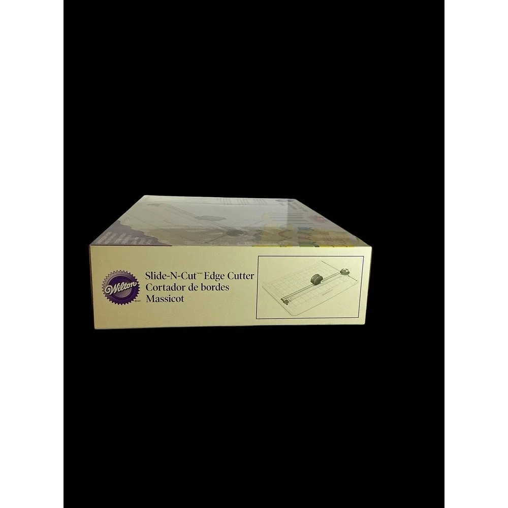 New Wilton Slide-N-Cut Edge Cutter for Sugar Sheets, Fondant or Gum Paste